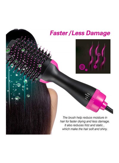 Hot Air Brush With Wire Pink/Black