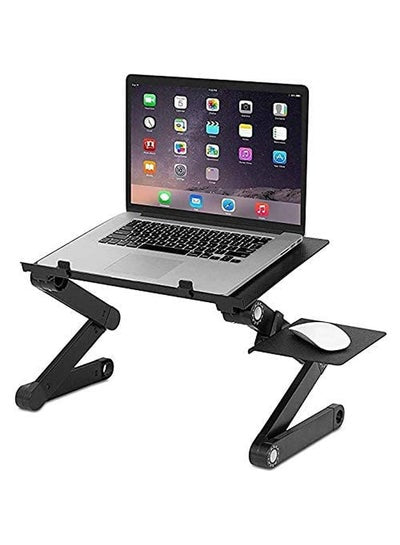 Foldable Laptop Table Stand Black