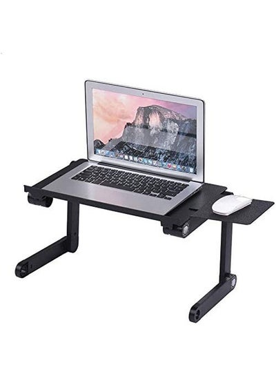 Foldable Laptop Table Stand Black