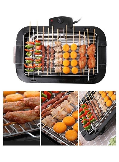 Electric Grill Black/Silver 50x30x12cm