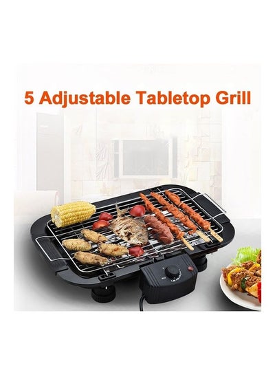 Electric Grill Black/Silver 50x30x12cm
