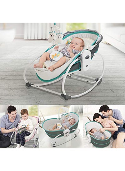 5-In-1 Rocker Bassinet With Vibration Unit