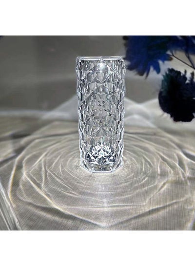 Acrylic Diamond Table Lamp Touching Clear