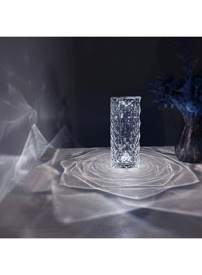 Acrylic Diamond Table Lamp Touching Clear