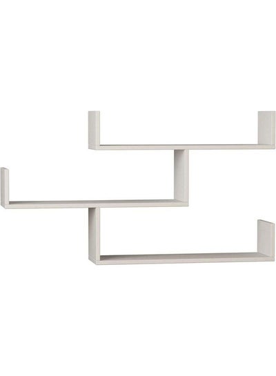 3-Piece Wall Mounted Floating Shelves White