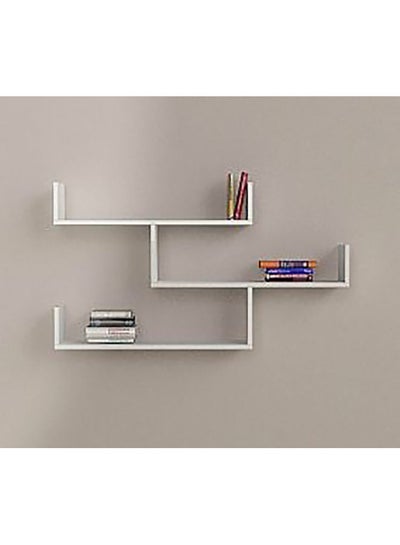 3-Piece Wall Mounted Floating Shelves White