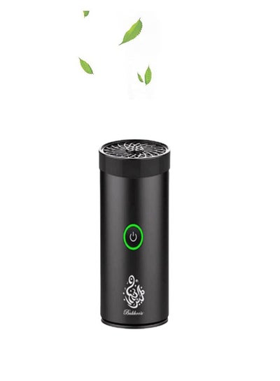 USB Rechargeable Car  Incense Burner Black 14x6x6cm
