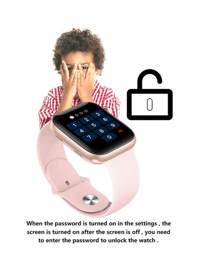 280 mAh Smart Watch T500 Plus With Health Fitness Tracker Pink