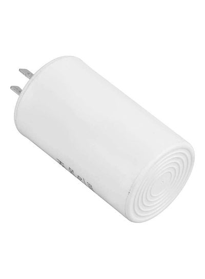 Plastic Shell Capacitor With Frequency Of 50Hz/60Hz For Washer Air Conditioners Compressors Pump & Motors White 2inch