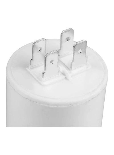 Plastic Shell Capacitor With Frequency Of 50Hz/60Hz For Washer Air Conditioners Compressors Pump & Motors White 2inch