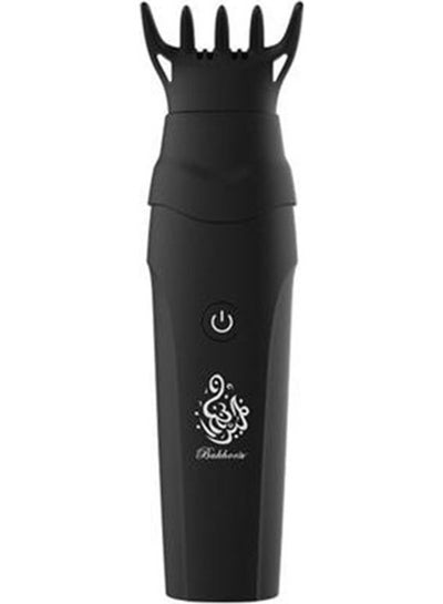 Smart Rechargeable Handheld Burner With Comb Black 14.8x5.5x12.3cm