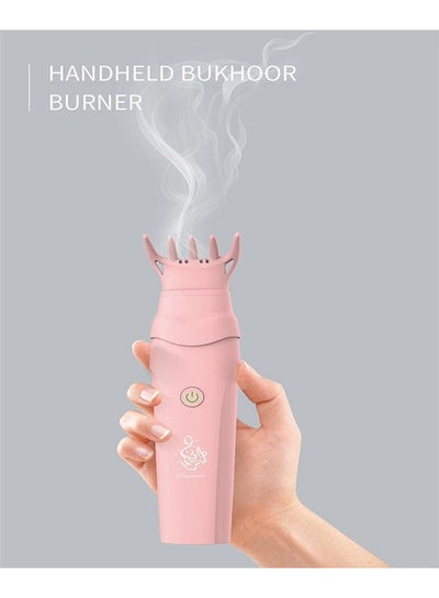 Smart Rechargeable Handheld Burner With Comb Black 14.8x5.5x12.3cm