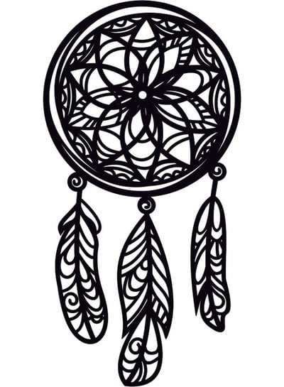 Decorative Wall Sticker Black 20cm