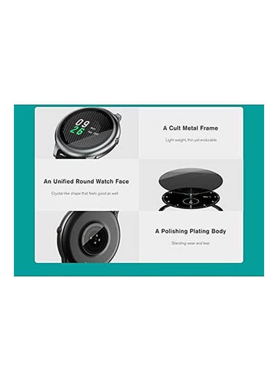 Solar Ls05 Smart Watch Rubber Band For Android & IOS Black