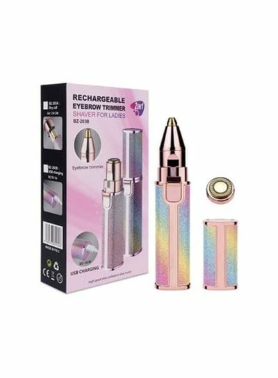 2 in 1 Mini Electric Eyebrow Trimmer Face Hair Removal Instrument