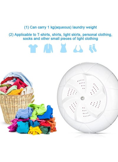 Portable 3in1 Mini Washing Machine Personal Rotating ultrasonic turbine Washer Adjustable with USB Cable Convenient for Travel Home trip