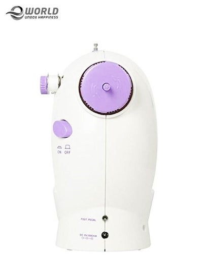 Electric Mini Sewing Machine, Portable Household Beginners, Double Threads and Two Speed-Multi-functional Foot Pedal for Kids, Women, Easy To Travel
