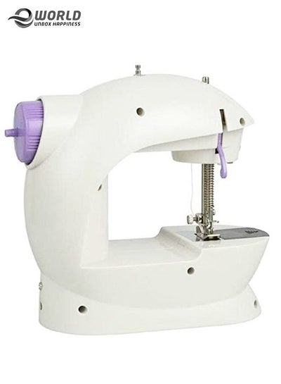 Electric Mini Sewing Machine, Portable Household Beginners, Double Threads and Two Speed-Multi-functional Foot Pedal for Kids, Women, Easy To Travel