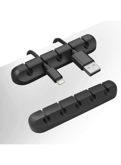 Pack of 2 Clips Holder USB Cables and Power Cord