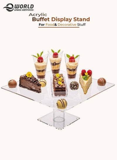 Acrylic Food Buffet Display Stand and Serving Tray