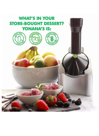 Premium Dessert Maker Instant Frozen Fruits Churning Machine Fast and Easy Delicious Ice Cream Soft fruits Serve Making Device 200W
