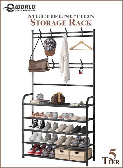 5 Tier Home Entryway Furniture Shelf Multipurpose Rack
