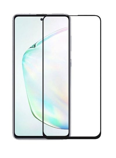 9D Tempered Glass Screen Protector For Samsung Galaxy Note 10 Lite Black/Clear