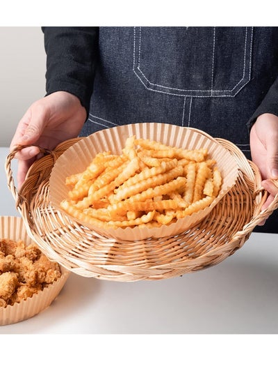500 PCS Air Fryer Disposable Paper Liner, Non-Stick Air Fryer Liners, Round Food Grade Baking Paper for Air Fryer Oven Roasting Microwave