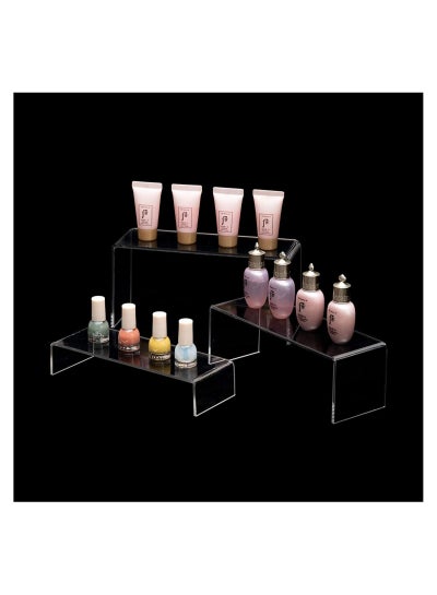 6 Pack clear Acrylic Display Riser for jewelry and Decorative stuff