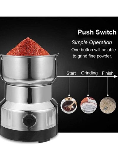 Multi-functional Coffee Grinder Electric Mini Stainless Steel Pepper Bean Grinder with Steel Blade