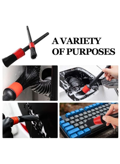 5 Piece Car Detailing Automotive Cleaning Brush for Wheels Dashboard and Interior