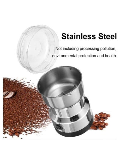 Multi-functional Coffee Grinder Electric Mini Stainless Steel Pepper Bean Grinder with Steel Blade