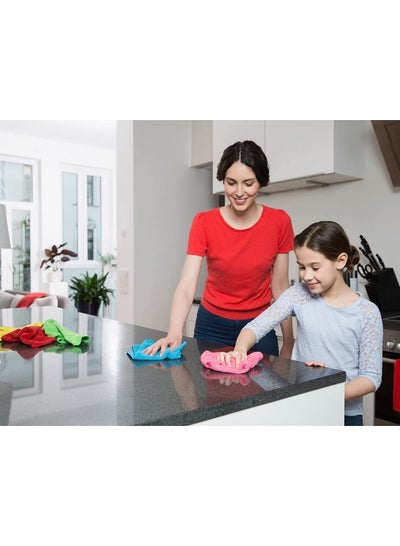 Pack of 8 Microfiber Cleaning Cloth
