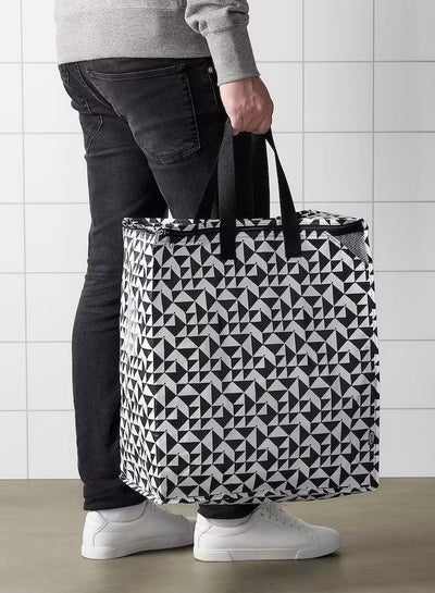 Freestanding Laundry Bag Organiser, Basket Hamper with holding Straps