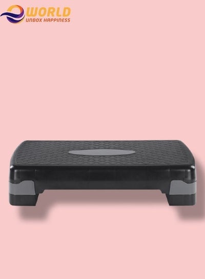 Adjustable Aerobic Step Platform Trainer for Core Strength Exercise and Fitness