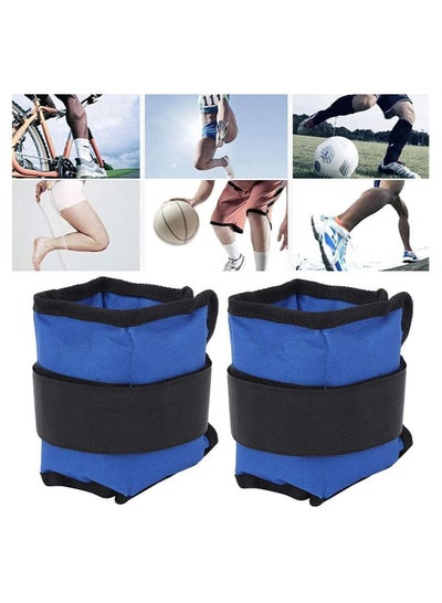 Pair of 1.5kg Adjustable Ankle Wrist Weights Comfortable Strap Set for Fitness Training and Strength Exercise Home Gym Workout and Running for Men/Women