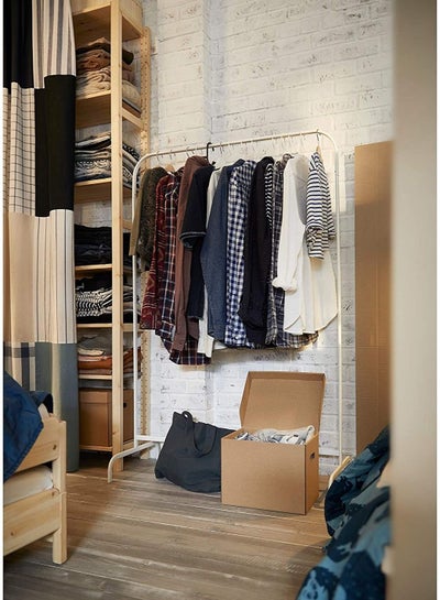 Single Pole Garment Clothes Hanger Organizer Freestanding Rack for Organizing Wardrobe