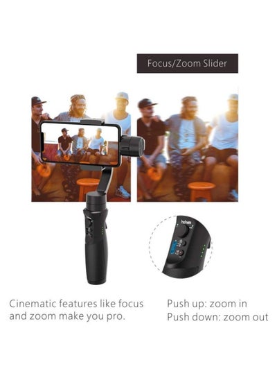 3 Axis Gimbal Stabilizer For Smartphone Vlog Youtuber Live Video Record With Selfie Stick Sport Inception Mode Face Object Tracking Motion Time Lapse