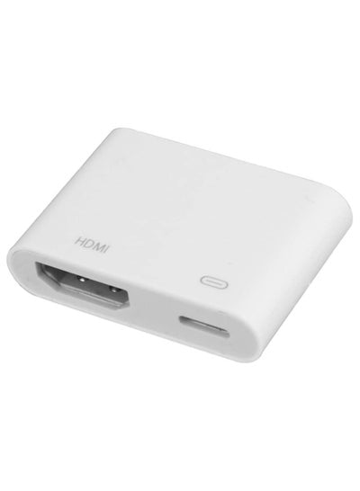 Lightning to Digital AV Adapter Lightning to HDMI Adapter  with Charging Port for iPhone, iPad and iPod Models and TV Monitor Projector