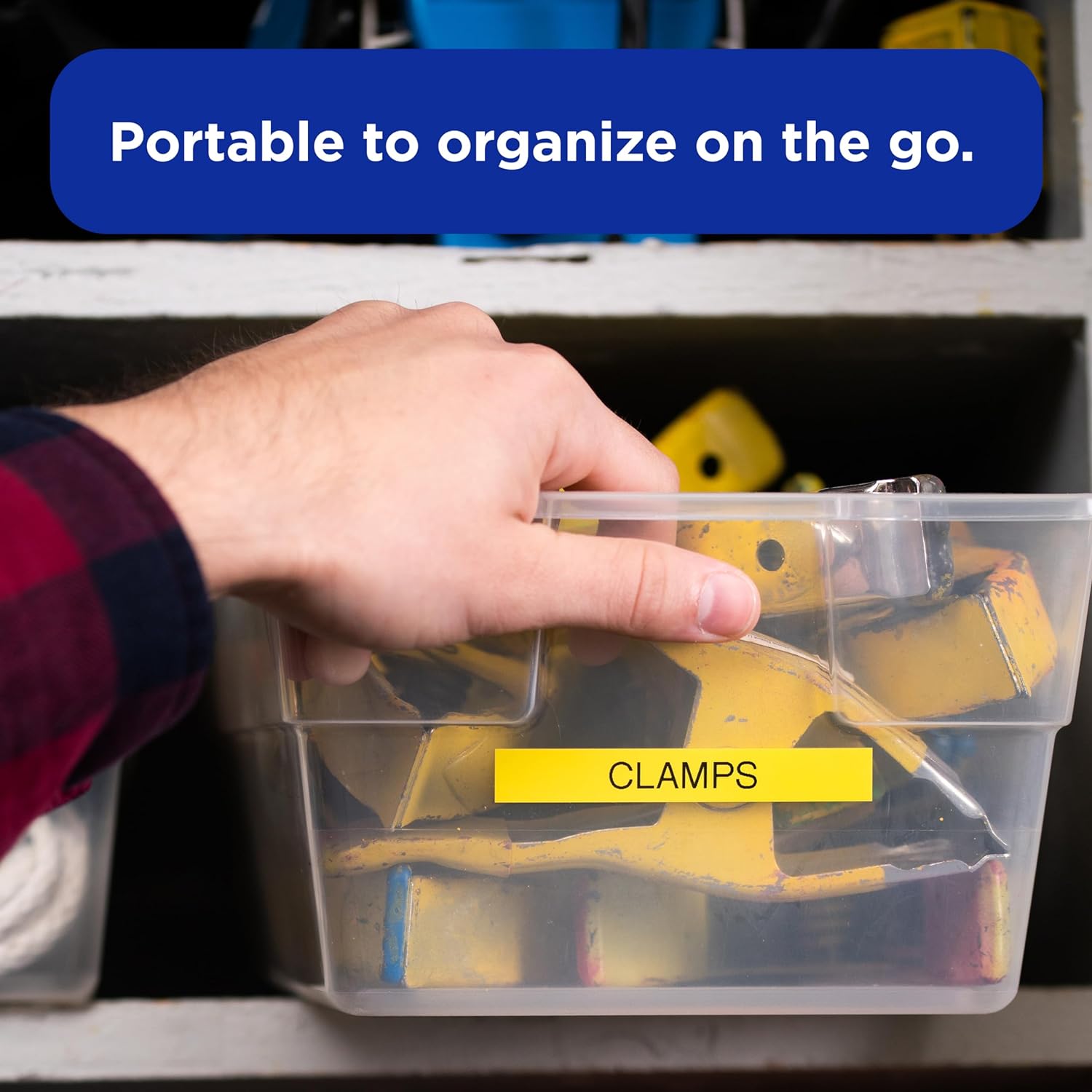 Portable Label Maker White/Black