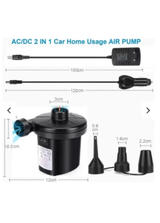 240V Two Way Electric Air Pump for Inflatable Mattress Boat Bagel Inflatable Sofa Sea Bed Pump Air Pump