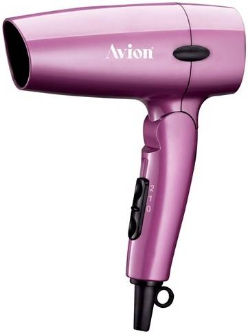 Avion Travel Hair Dryer | Foldable Handle | Narrow Concentrator for Focused Airflow | Quick & Gentle Drying | Easy Handling | 2 Speed Settings,AHD340