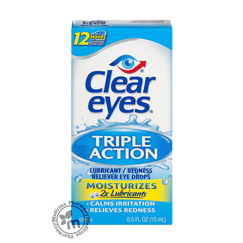 Clear Eyes Triple Action Relief E/D 15 Ml