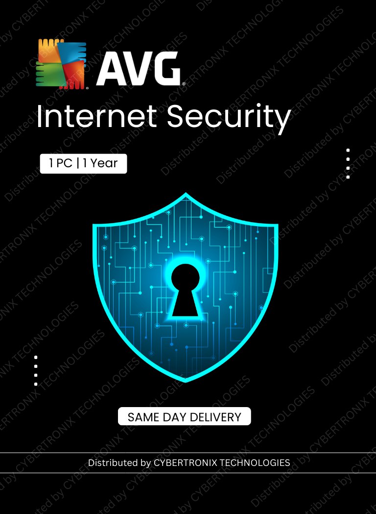AVG Internet Security | 1 PC for 1 Year | Digital License | Same Day Delivery