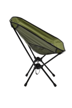 Portable Green Foldable Lawn Chair for Camping and Outdoor Activities