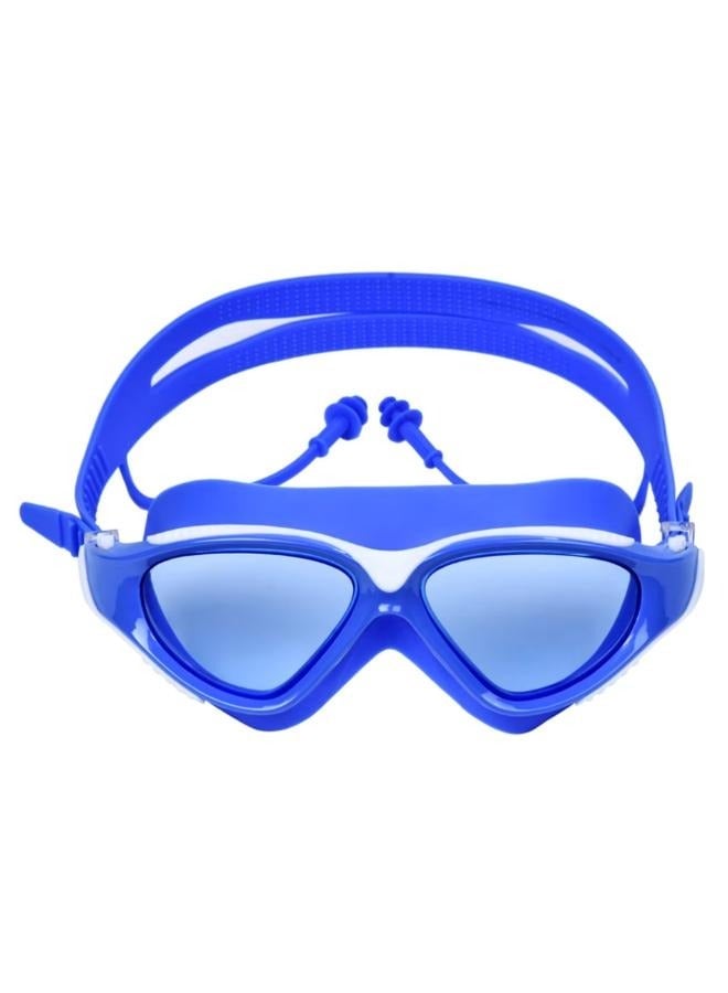Mirror Swimming Goggles Anti-Fog HD Swim Glasses 100% UV Protection w/ Ear Plug