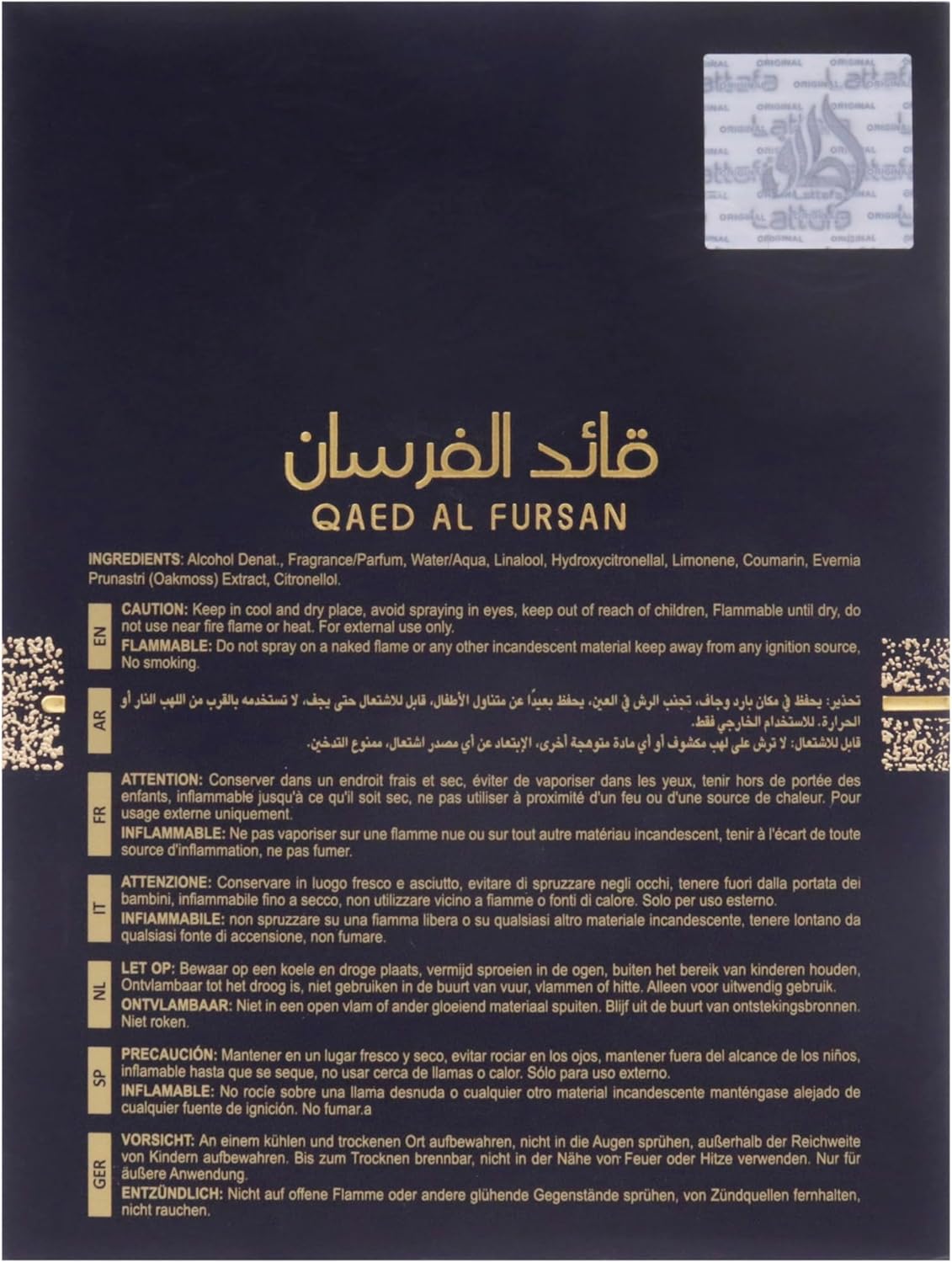 Qaed Al Fursan EDP 90ml