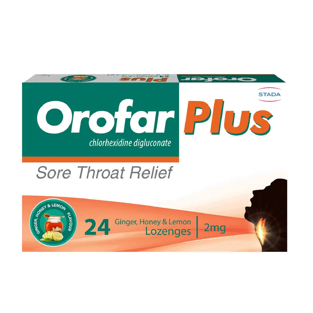 Orofar Plus Ginger Honey & Lemon Lozenges 24S