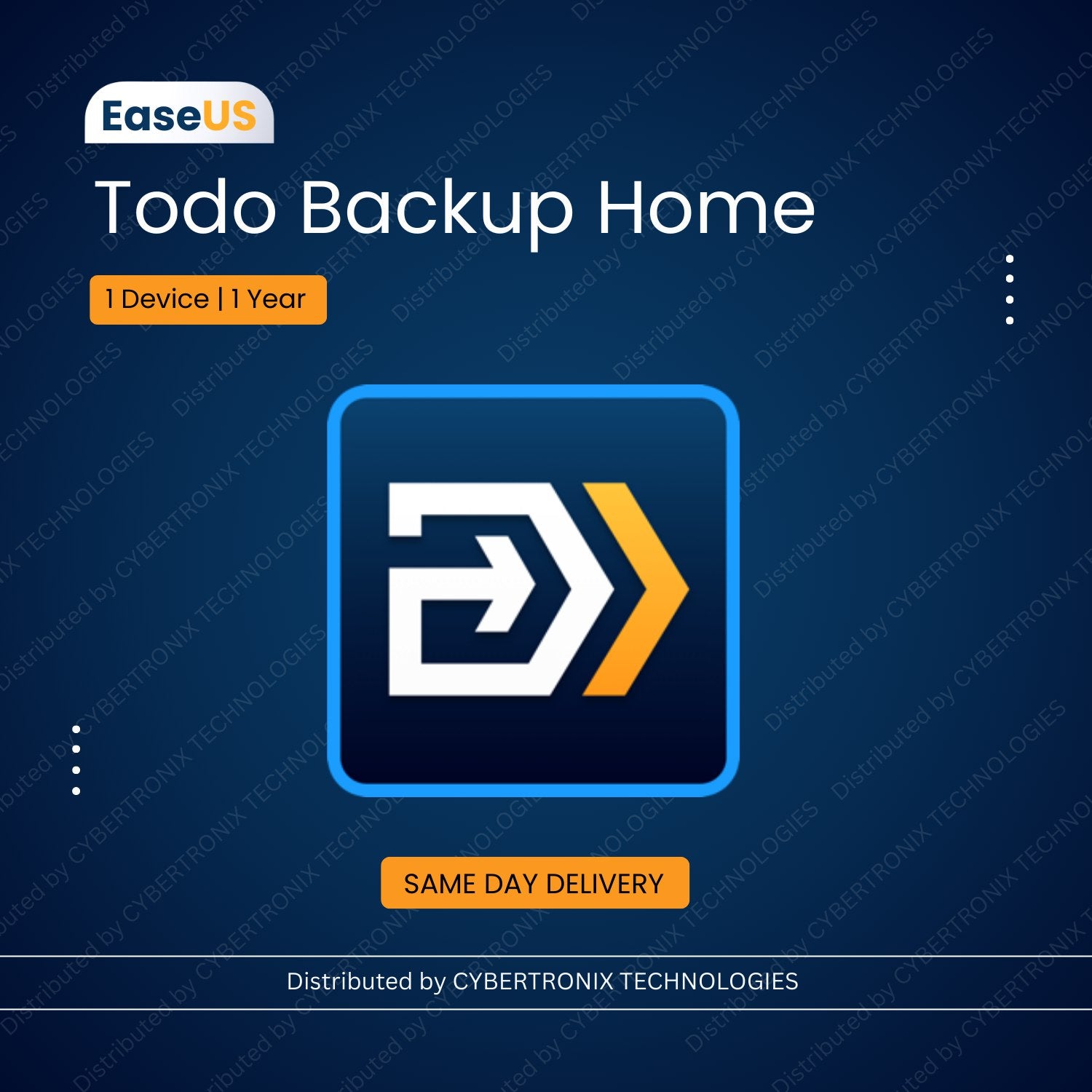 EaseUS Todo Backup Home | 1 PC for 1 Year | Digital License | Same Day Delivery