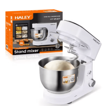 Multi-function 6L Stainless Steel Bowl 1200W  Bread and Noodle Machine Mixer Food Stand Mixer